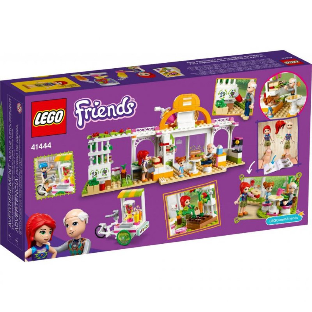 Конструктор LEGO Friends Екокафе в Хартлейк-Сити 314 деталей (41444)