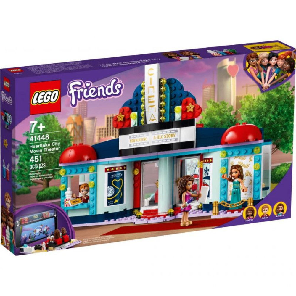 Конструктор LEGO Friends Кинотеатр в Хартлейк-Сити 451 деталь (41448)