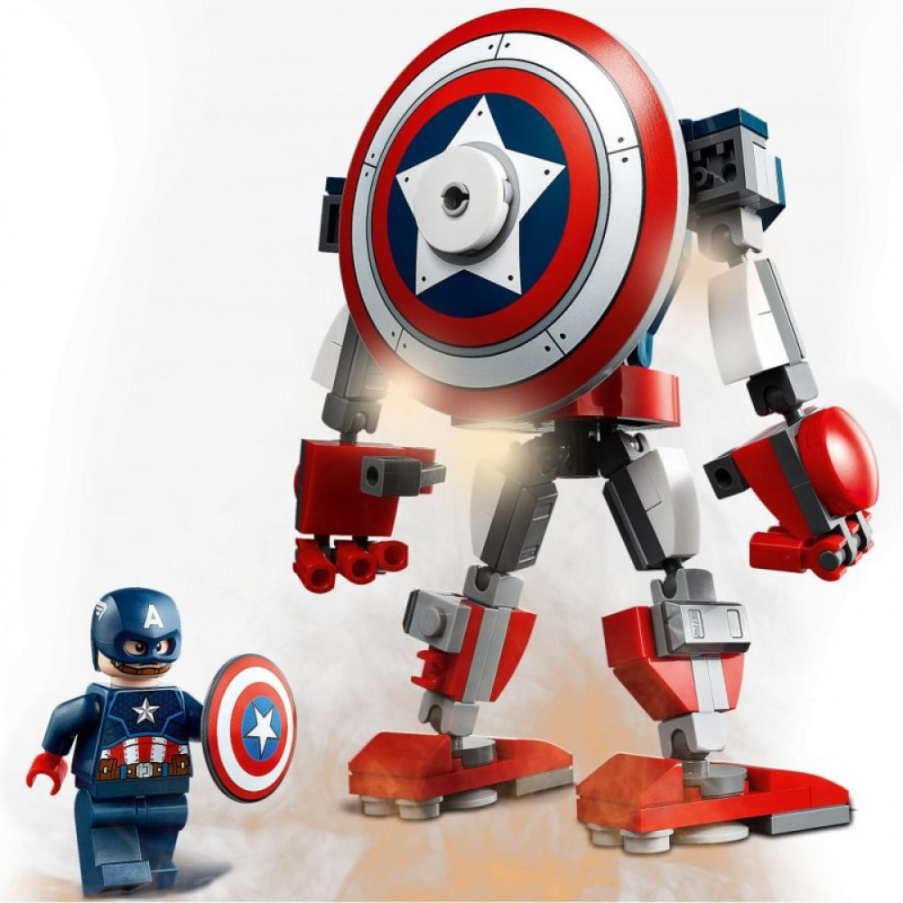 Конструктор LEGO Super Heroes Робоброня Капитана Америки 121 деталь (76168)