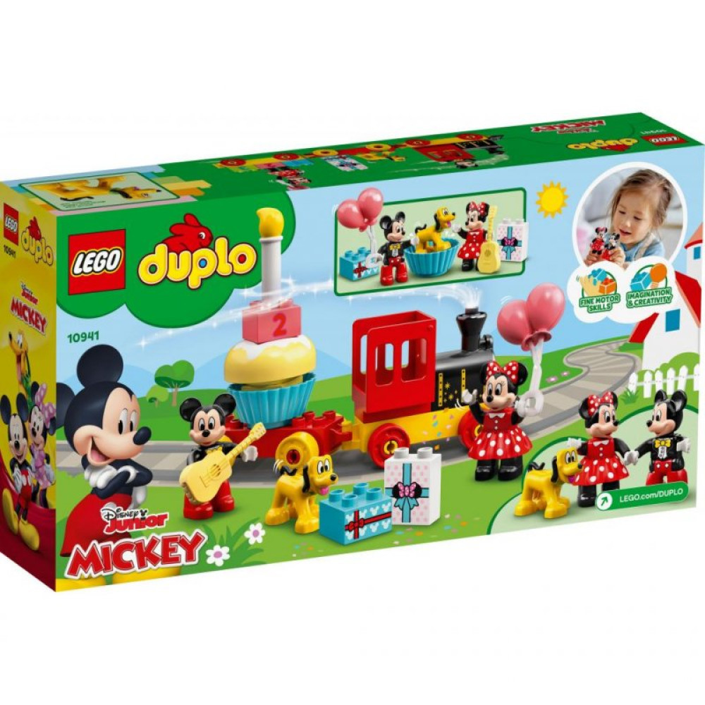 Конструктор LEGO DUPLO Disney Праздничный поезд Микки и Минни 22 детали (10941) Конструктор LEGO DUPLO Disney Праздничный поезд Микки и Минни 22 детали (10941)