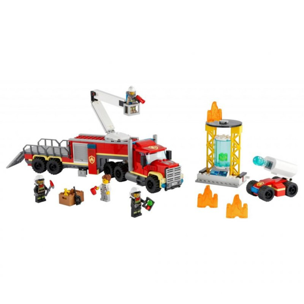 Конструктор LEGO City Fire Пожарный командный пункт 380 деталей (60282)