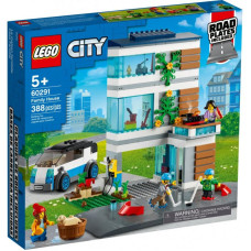 Конструктор LEGO City Сучасний сімейний будинок 388 деталей (60291)