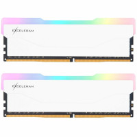 Модуль памяти для компьютера DDR4 16GB (2x8GB) 3000 MHz RGB X2 Series White eXceleram (ERX2W416306AD)