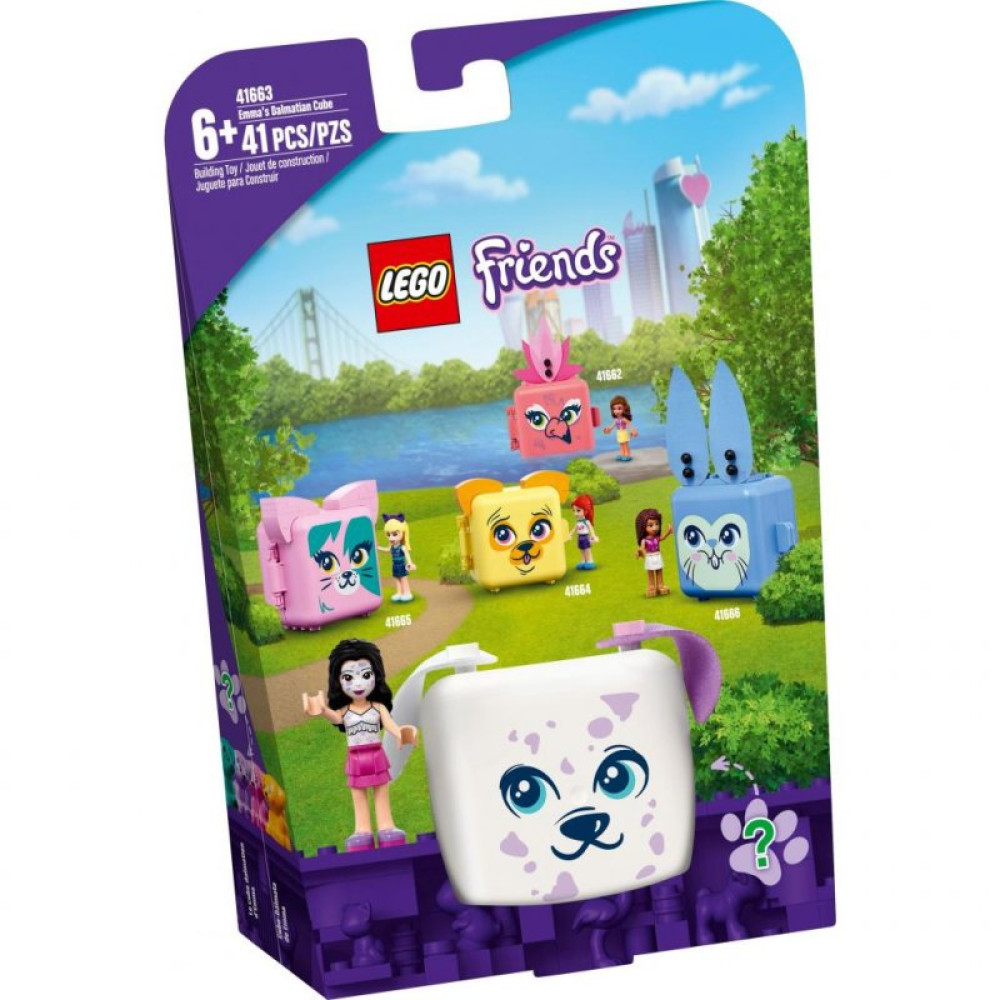 Конструктор LEGO Friends Куб-далматинец с Эммой (41663)