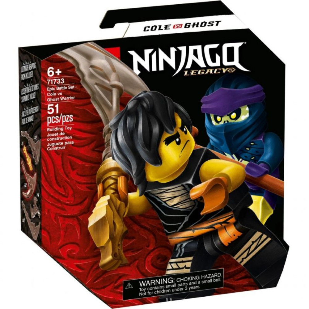 Конструктор LEGO Ninjago Грандиозная битва Коул против воина-призрака (71733) Конструктор LEGO Ninjago Грандиозная битва Коул против воина-призрака (71733)