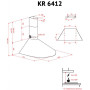 Витяжка кухонна Perfelli KR 6412 I LED