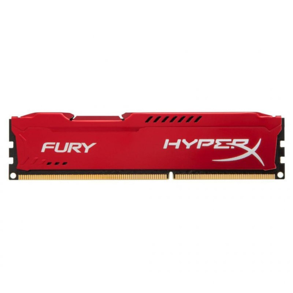 Модуль пам'яті для комп'ютера DDR4 16GB 3200 MHz HyperX FURY Red Kingston Fury (ex.HyperX) (HX432C18FR/16)