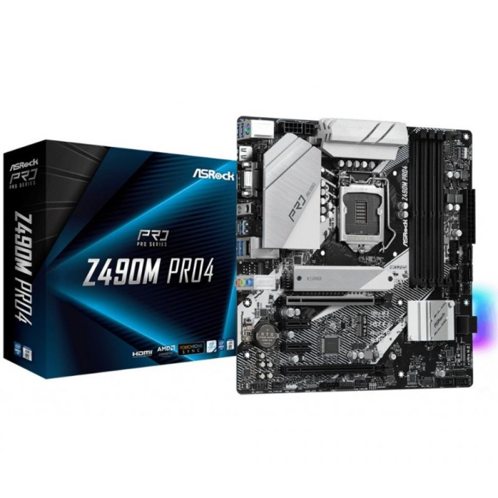 Материнская плата ASRock Z490M Pro4