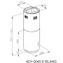 Витяжка кухонна Kernau KCH 0140 X ISLAND