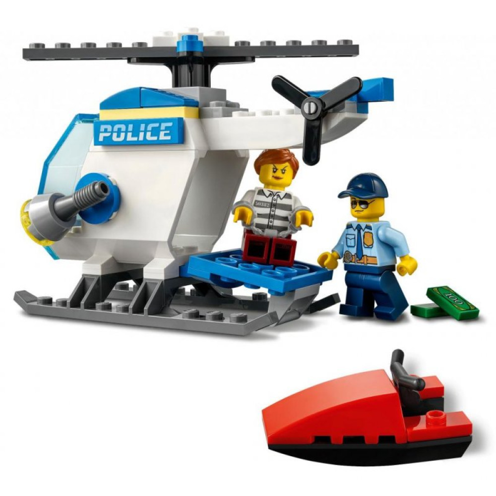 Конструктор LEGO City Police Полицейский вертолет 51 деталь (60275)