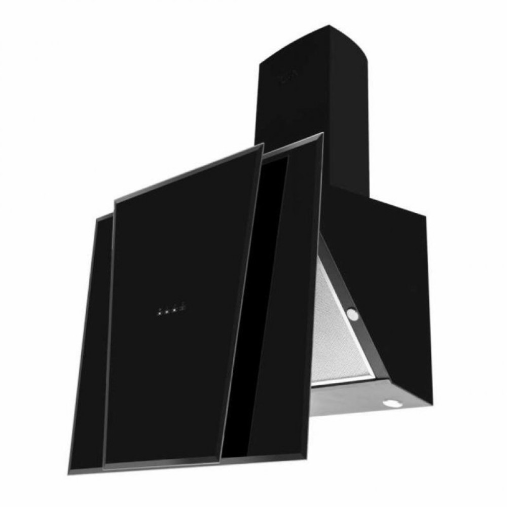 Вытяжка кухонная VENTOLUX TORINO 60 BK (1000) TRC IT