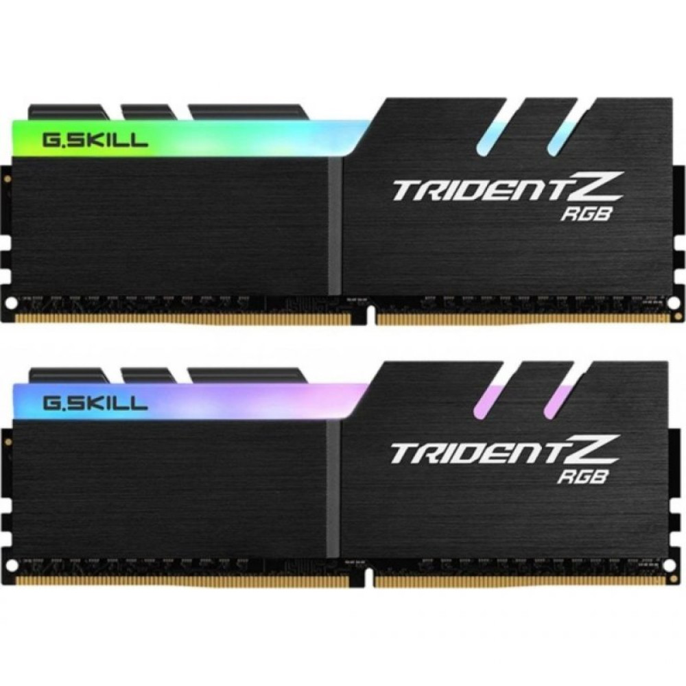 Модуль памяти для компьютера DDR 64GB (2x32GB) 3200 MHz Trident Z RGB G.Skill (F4-3200C14D-64GTZR)