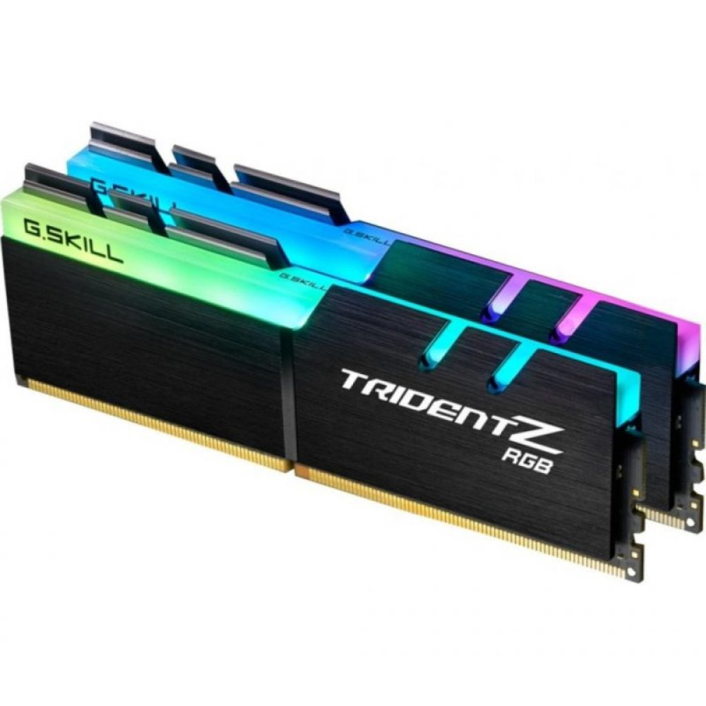 Модуль памяти для компьютера DDR 64GB (2x32GB) 3200 MHz Trident Z RGB G.Skill (F4-3200C14D-64GTZR)