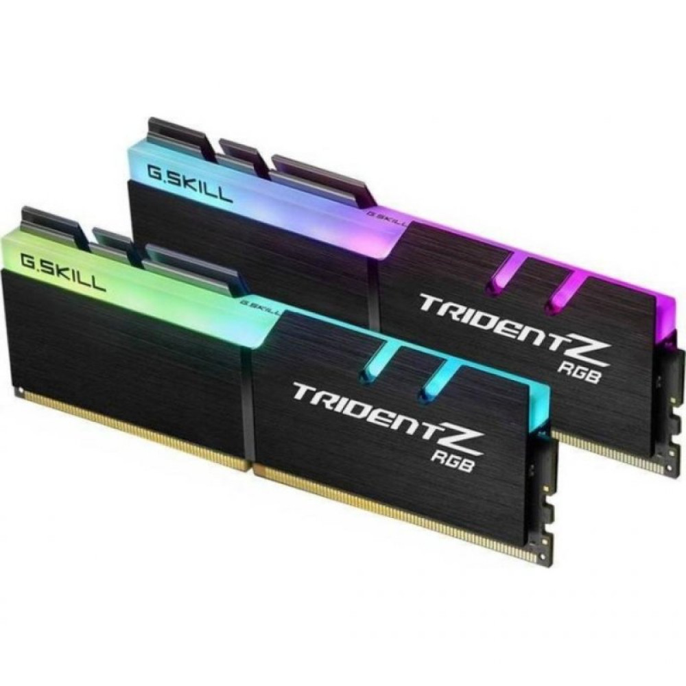Модуль памяти для компьютера DDR 64GB (2x32GB) 3200 MHz Trident Z RGB G.Skill (F4-3200C14D-64GTZR)